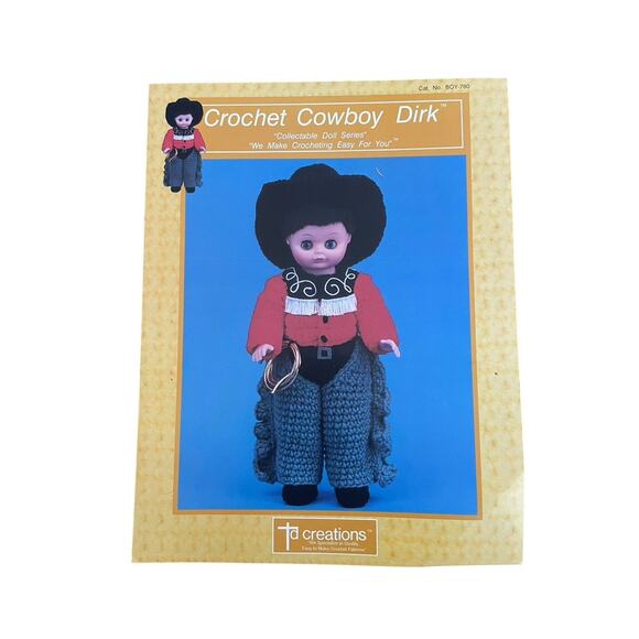 Annie’s Attic Crochet Doll Patterns Lot of 6 Instruction Books Leaflets Vintage - Picture 3 of 8